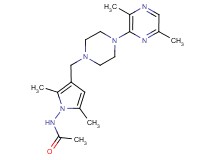 N-(3-{[4-(3,6-dimethylpyrazin-2-yl)piperazin-1-yl]methyl}-2,5-dimethyl-1H-pyrrol-1-yl)acetamide