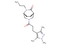 (1S*,5R*)-6-propyl-3-[3-(1,3,5-trimethyl-1H-pyrazol-4-yl)propanoyl]-3,6-diazabicyclo[3.2.2]nonan-7-one