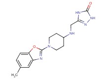 5-({[1-(5-methyl-1,3-benzoxazol-2-yl)piperidin-4-yl]amino}methyl)-2,4-dihydro-3H-1,2,4-triazol-3-one