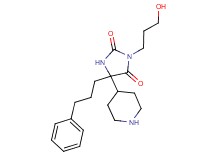 3-(3-hydroxypropyl)-5-(3-phenylpropyl)-5-(4-piperidinyl)-2,4-imidazolidinedione hydrochloride