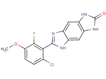 6-(6-chloro-2-fluoro-3-methoxyphenyl)-3,5-dihydroimidazo[4,5-f]benzimidazol-2(1H)-one