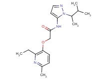 N-[1-(1,2-dimethylpropyl)-1H-pyrazol-5-yl]-2-[(2-ethyl-6-methylpyridin-3-yl)oxy]acetamide