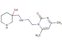 1-(2-{[(3-hydroxy-3-piperidinyl)methyl]amino}ethyl)-4,6-dimethyl-2(1H)-pyrimidinone dihydrochloride