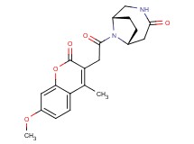 (1S*,6R*)-9-[(7-methoxy-4-methyl-2-oxo-2H-chromen-3-yl)acetyl]-3,9-diazabicyclo[4.2.1]nonan-4-one