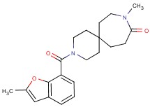 9-methyl-3-[(2-methyl-1-benzofuran-7-yl)carbonyl]-3,9-diazaspiro[5.6]dodecan-10-one