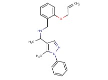 N-[2-(allyloxy)benzyl]-1-(5-methyl-1-phenyl-1H-pyrazol-4-yl)ethanamine