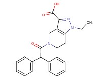 5-(diphenylacetyl)-1-ethyl-4,5,6,7-tetrahydro-1H-pyrazolo[4,3-c]pyridine-3-carboxylic acid