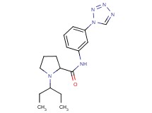 1-(1-ethylpropyl)-N-[3-(1H-tetrazol-1-yl)phenyl]prolinamide