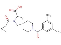 2-(cyclopropylcarbonyl)-8-(3,5-dimethylbenzoyl)-2,8-diazaspiro[4.5]decane-3-carboxylic acid