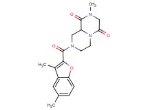 8-[(3,5-dimethyl-1-benzofuran-2-yl)carbonyl]-2-methyltetrahydro-2H-pyrazino[1,2-a]pyrazine-1,4(3H,6H)-dione
