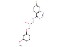 1-[(7-fluoroquinazolin-4-yl)amino]-3-(3-methoxyphenoxy)propan-2-ol