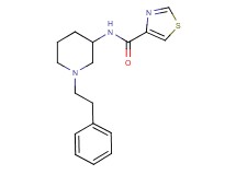 N-[1-(2-phenylethyl)-3-piperidinyl]-1,3-thiazole-4-carboxamide