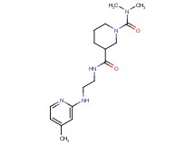 N~1~,N~1~-dimethyl-N~3~-{2-[(4-methylpyridin-2-yl)amino]ethyl}piperidine-1,3-dicarboxamide