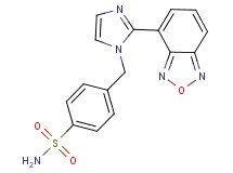 4-{[2-(2,1,3-benzoxadiazol-4-yl)-1H-imidazol-1-yl]methyl}benzenesulfonamide