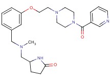 5-{[methyl(3-{2-[4-(3-pyridinylcarbonyl)-1-piperazinyl]ethoxy}benzyl)amino]methyl}-2-pyrrolidinone