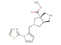 methyl (3aS*,6aS*)-2-{[1-(1,3-thiazol-2-yl)-1H-pyrrol-2-yl]methyl}hexahydropyrrolo[3,4-c]pyrrole-3a(1H)-carboxylate
