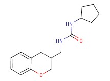 N-cyclopentyl-N'-(3,4-dihydro-2H-chromen-3-ylmethyl)urea