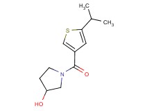 1-[(5-isopropyl-3-thienyl)carbonyl]-3-pyrrolidinol