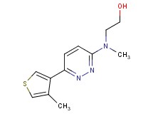 2-{methyl[6-(4-methyl-3-thienyl)pyridazin-3-yl]amino}ethanol
