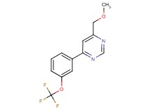4-(methoxymethyl)-6-[3-(trifluoromethoxy)phenyl]pyrimidine