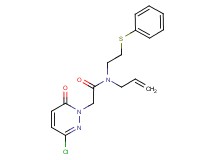 N-allyl-2-(3-chloro-6-oxopyridazin-1(6H)-yl)-N-[2-(phenylthio)ethyl]acetamide