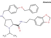 (4R)-N-[2-(1,3-benzodioxol-5-yl)ethyl]-4-{[4-(benzyloxy)benzyl]amino}-1-isopropyl-L-prolinamide