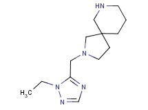 2-[(1-ethyl-1H-1,2,4-triazol-5-yl)methyl]-2,7-diazaspiro[4.5]decane dihydrochloride