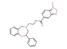 N-[2-(2-phenyl-2,3-dihydro-1,4-benzoxazepin-4(5H)-yl)ethyl]-2,1,3-benzoxadiazole-5-carboxamide 1-oxide