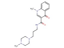 1-methyl-N-[3-(4-methylpiperazin-1-yl)propyl]-4-oxo-1,4-dihydroquinoline-3-carboxamide