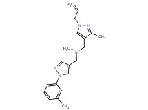 1-(1-allyl-3-methyl-1H-pyrazol-4-yl)-N-methyl-N-{[1-(3-methylphenyl)-1H-pyrazol-4-yl]methyl}methanamine