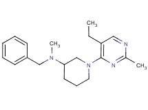 N-benzyl-1-(5-ethyl-2-methyl-4-pyrimidinyl)-N-methyl-3-piperidinamine