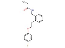 N-{2-[2-(4-fluorophenoxy)ethyl]benzyl}propanamide