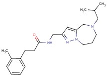 N-[(5-isobutyl-5,6,7,8-tetrahydro-4H-pyrazolo[1,5-a][1,4]diazepin-2-yl)methyl]-3-(2-methylphenyl)propanamide