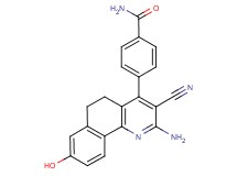 4-(2-amino-3-cyano-8-hydroxy-5,6-dihydrobenzo[h]quinolin-4-yl)benzamide