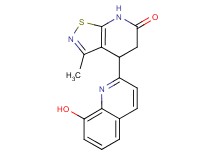 4-(8-hydroxyquinolin-2-yl)-3-methyl-4,7-dihydroisothiazolo[5,4-b]pyridin-6(5H)-one