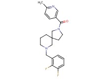 7-(2,3-difluorobenzyl)-2-[(6-methyl-3-pyridinyl)carbonyl]-2,7-diazaspiro[4.5]decane