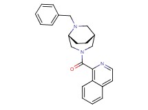 1-{[(1R*,5R*)-6-benzyl-3,6-diazabicyclo[3.2.2]non-3-yl]carbonyl}isoquinoline