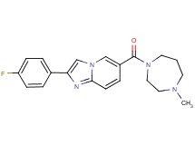 2-(4-fluorophenyl)-6-[(4-methyl-1,4-diazepan-1-yl)carbonyl]imidazo[1,2-a]pyridine