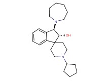 rel-(2R,3R)-3-(1-azepanyl)-1'-cyclopentyl-2,3-dihydrospiro[indene-1,4'-piperidin]-2-ol bis(trifluoroacetate) (salt)