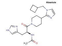 N-[(1S)-2-{4-[1-(cyclobutylmethyl)-1H-imidazol-2-yl]piperidin-1-yl}-1-(1H-imidazol-4-ylmethyl)-2-oxoethyl]acetamide