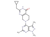 2-(cyclopropylmethyl)-7-(1,3,6-trimethyl-1H-pyrazolo[3,4-d]pyrimidin-4-yl)-5,6,7,8-tetrahydropyrido[3,4-d]pyrimidin-4(3H)-one
