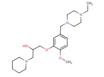 1-{5-[(4-ethylpiperazin-1-yl)methyl]-2-methoxyphenoxy}-3-piperidin-1-ylpropan-2-ol