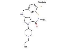 (4R)-4-[(3,4-difluorobenzyl)amino]-N-methyl-1-(1-propyl-4-piperidinyl)-L-prolinamide