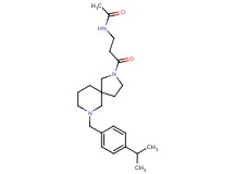 N-{3-[7-(4-isopropylbenzyl)-2,7-diazaspiro[4.5]dec-2-yl]-3-oxopropyl}acetamide