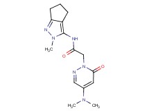 2-[4-(dimethylamino)-6-oxo-1(6H)-pyridazinyl]-N-(2-methyl-2,4,5,6-tetrahydrocyclopenta[c]pyrazol-3-yl)acetamide