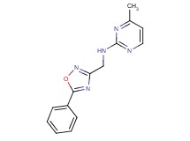 4-methyl-N-[(5-phenyl-1,2,4-oxadiazol-3-yl)methyl]pyrimidin-2-amine