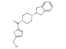 (5-{[4-(2,3-dihydro-1H-inden-2-yl)piperazin-1-yl]carbonyl}-2-furyl)methanol