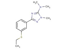 3-[3-(ethylthio)phenyl]-N,N,1-trimethyl-1H-1,2,4-triazol-5-amine