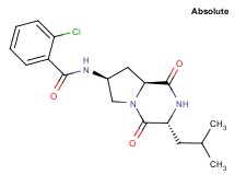 2-chloro-N-[(3R,7S,8aS)-3-isobutyl-1,4-dioxooctahydropyrrolo[1,2-a]pyrazin-7-yl]benzamide