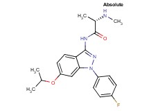 N~1~-[1-(4-fluorophenyl)-6-isopropoxy-1H-indazol-3-yl]-N~2~-methyl-L-alaninamide hydrochloride